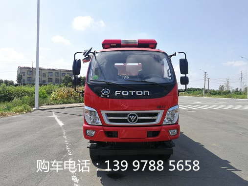 四驱消防车   福田2.5吨消防车  （国六）