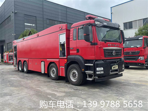 24吨汕德卡水罐消防车（国六）